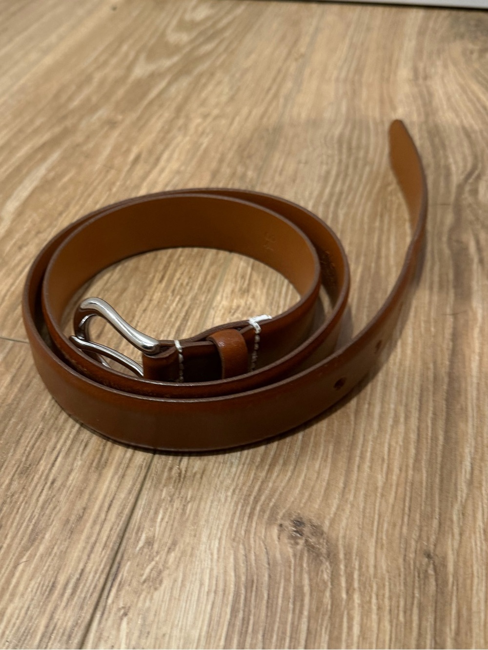 Classic Brown Leather Men’s Belt - Unbranded